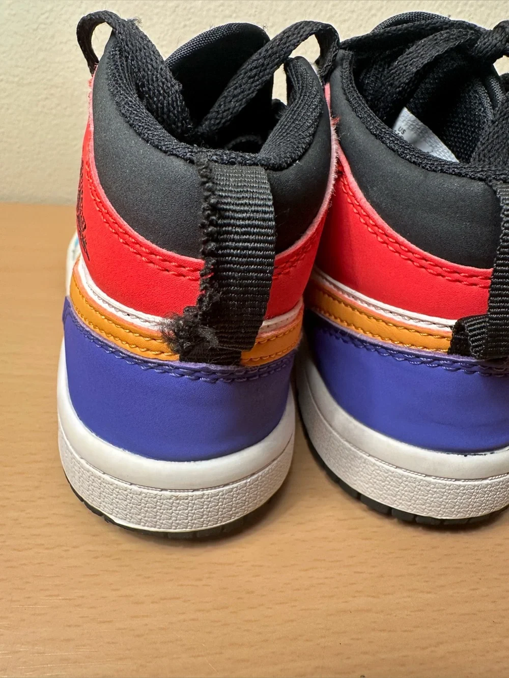 Jordan 1 Mid Bred Multi-Color Little Kids Shoes Size 11C